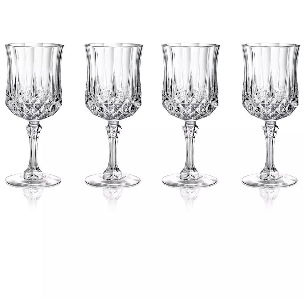 LONGCHAMP Cristal D’Arques Set of 4 Cordial Glasses